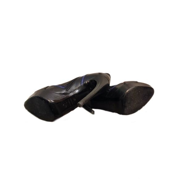 Alexander Mcqueen Leather Buckle Stiletto Ankle Boots Black $2200 Size 37 US 7 - Picture 6 of 11